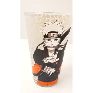 Naruto Shippuden Drink Pint Glass Just Funky Naruto Kakashi Hand Sign Anime